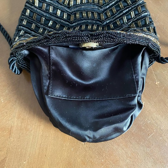 Vintage Genie Beaded Mini Shoulder Bag Hand Made Dynasty Style Golden Girls - Picture 2 of 9